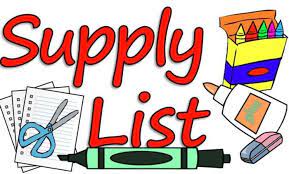 School Supply List School Supply List